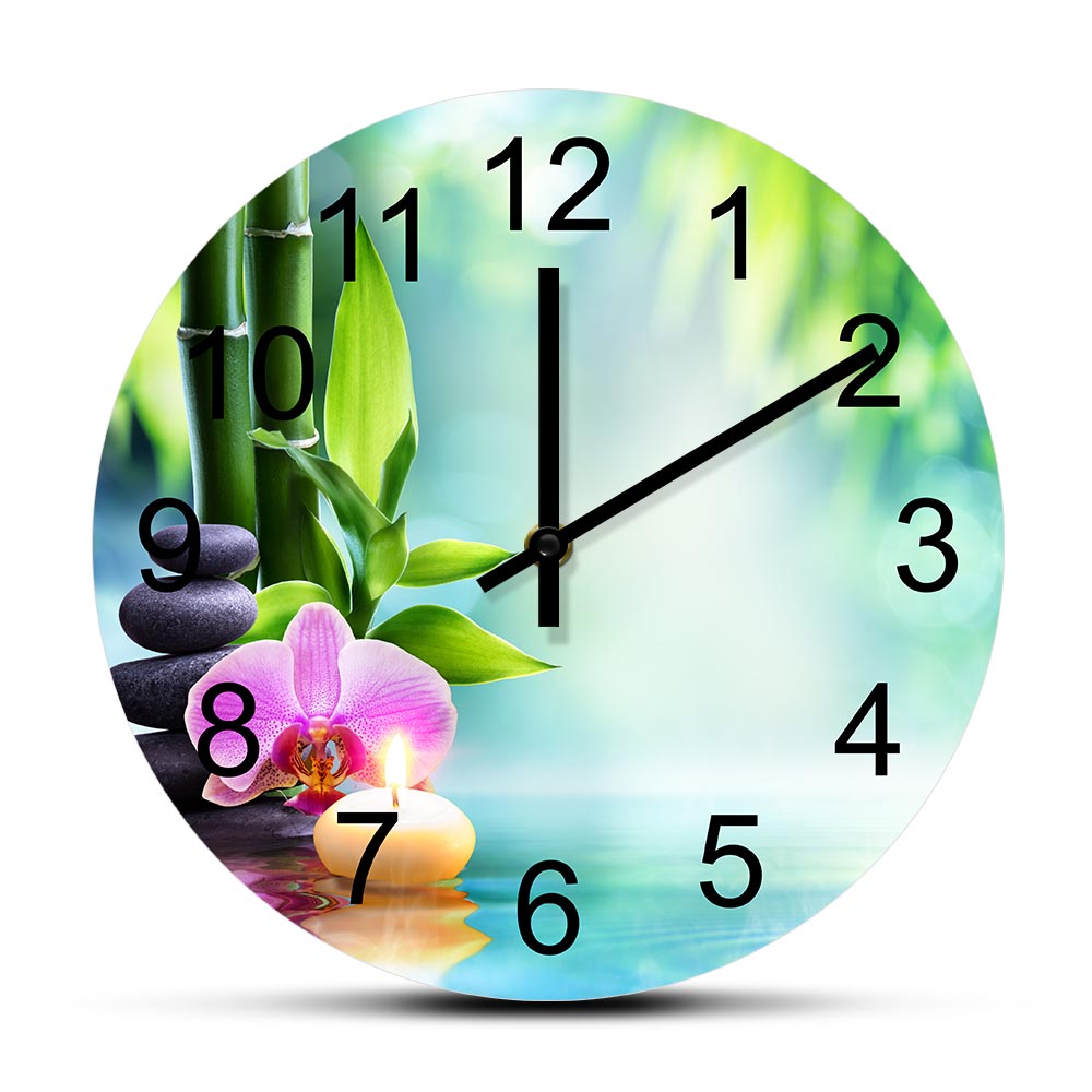 Wellness Spa And Massage - Шавлия, цветок лотоса, дзен-камни, бесшумные настенные